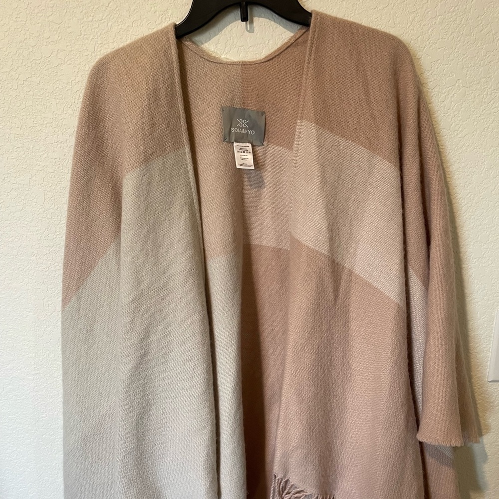 Soia&kyo woven wrap cardigan